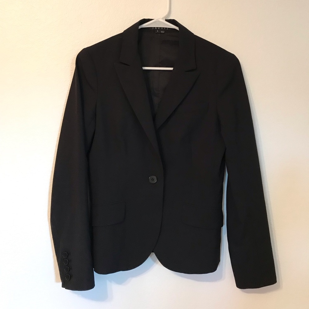 Theory black blazer